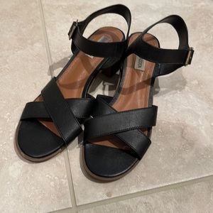 Steve Madden Black Block Heels